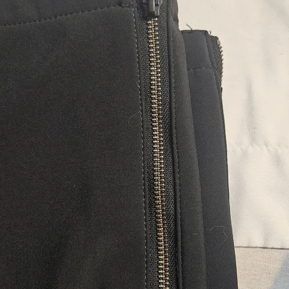 Volcom Battle Nimbus Stretch Pant Skinny Fit Snow Ski Zip Tech Flare Black M - Picture 3 of 10